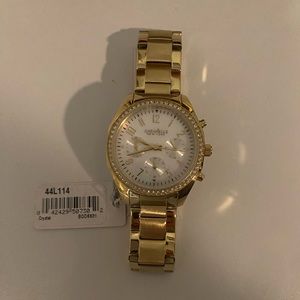 Caravelle New York Gold Chronograph Watch